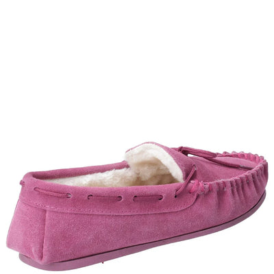 Hush Puppies Allie Rose Leather Comfort Lounge Slippers