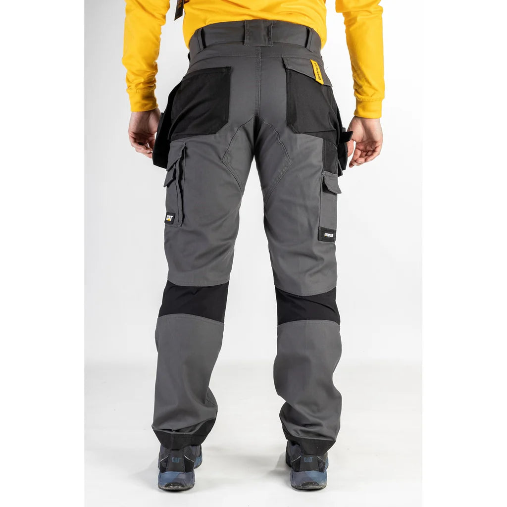 Caterpillar Advance Trademark Black/ Grey Riding Trousers