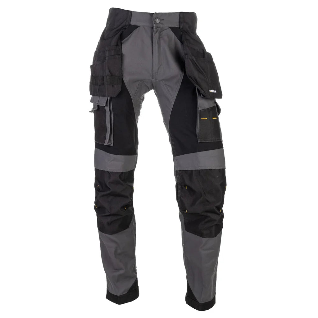 Caterpillar Advance Trademark Black/ Grey Riding Trousers