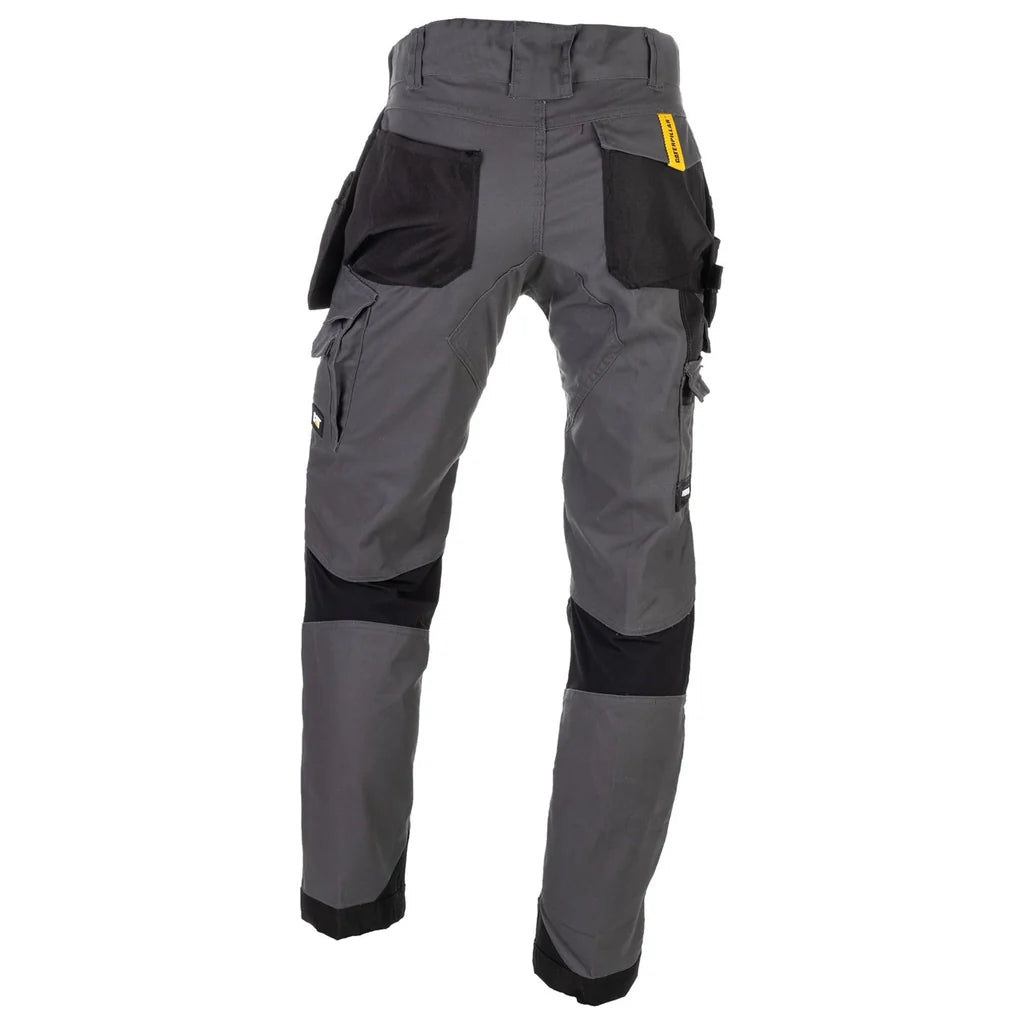 Caterpillar Advance Trademark Black/ Grey Riding Trousers