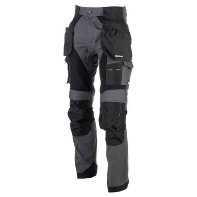 Caterpillar Advance Trademark Black/ Grey Riding Trousers