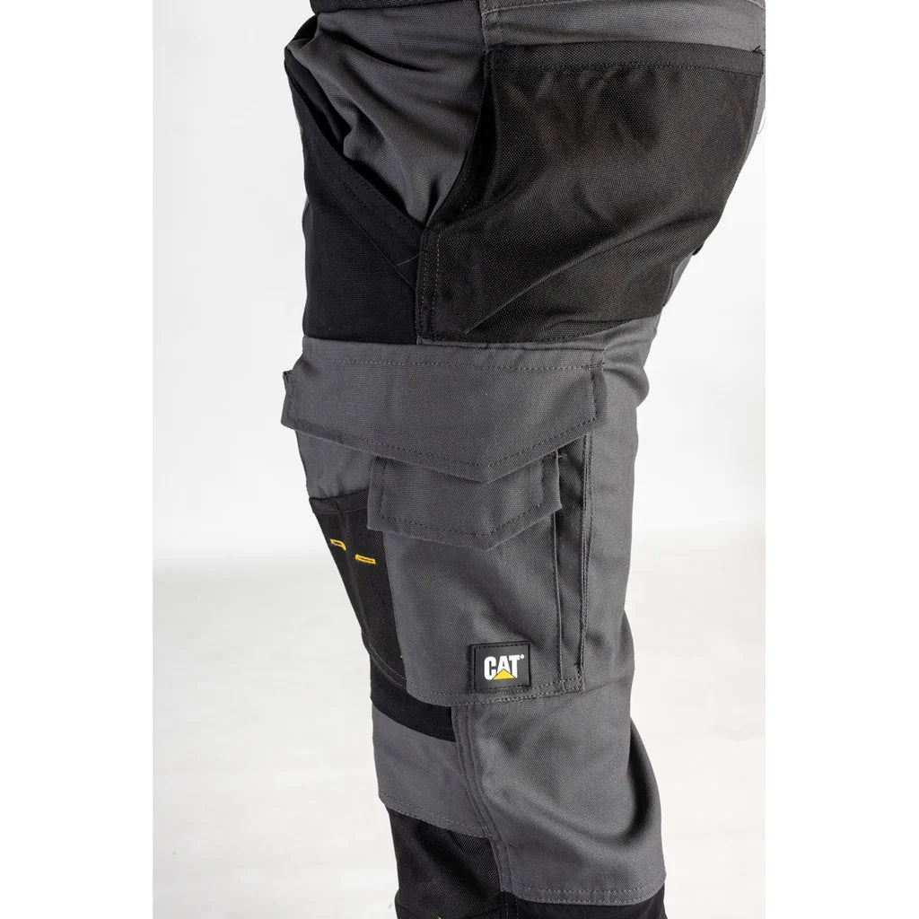 Caterpillar Advance Trademark Black/ Grey Riding Trousers