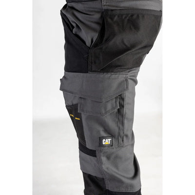 Caterpillar Advance Trademark Black/ Grey Riding Trousers