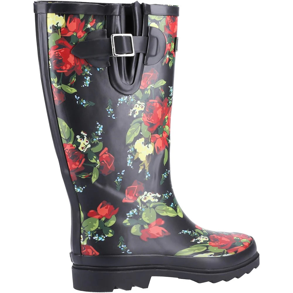 Cotswold Blossom Patterned Wellingtons Boots