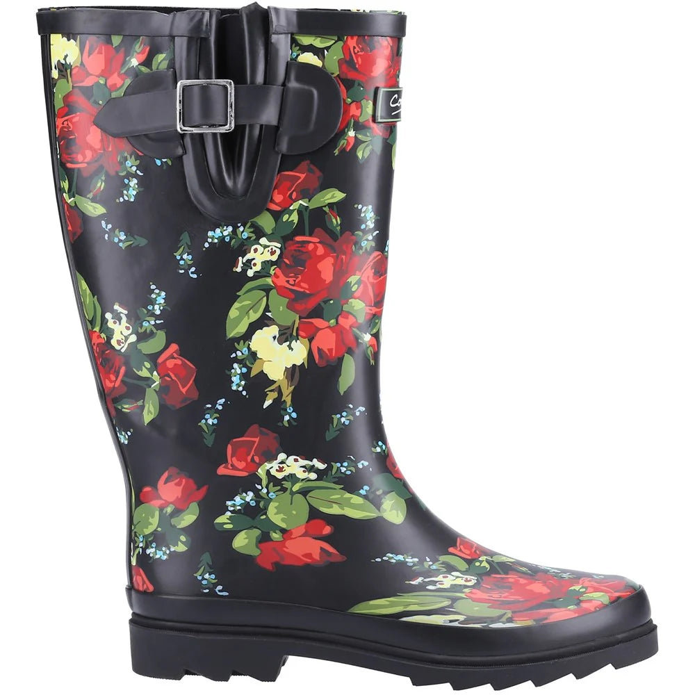 Cotswold Blossom Patterned Wellingtons Boots