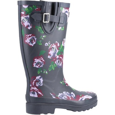 Cotswold Blossom Patterned Wellingtons Boots