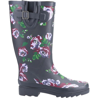 Cotswold Blossom Patterned Wellingtons Boots