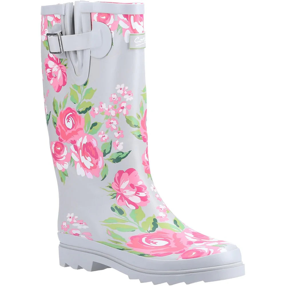 Cotswold Blossom Patterned Wellingtons Boots