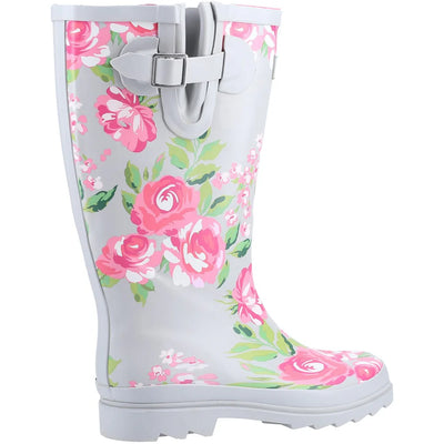 Cotswold Blossom Patterned Wellingtons Boots