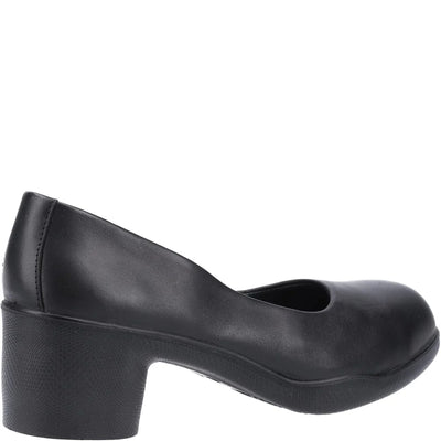 Amblers Safety Ladies Brigitte Court Ladies Black Shoe