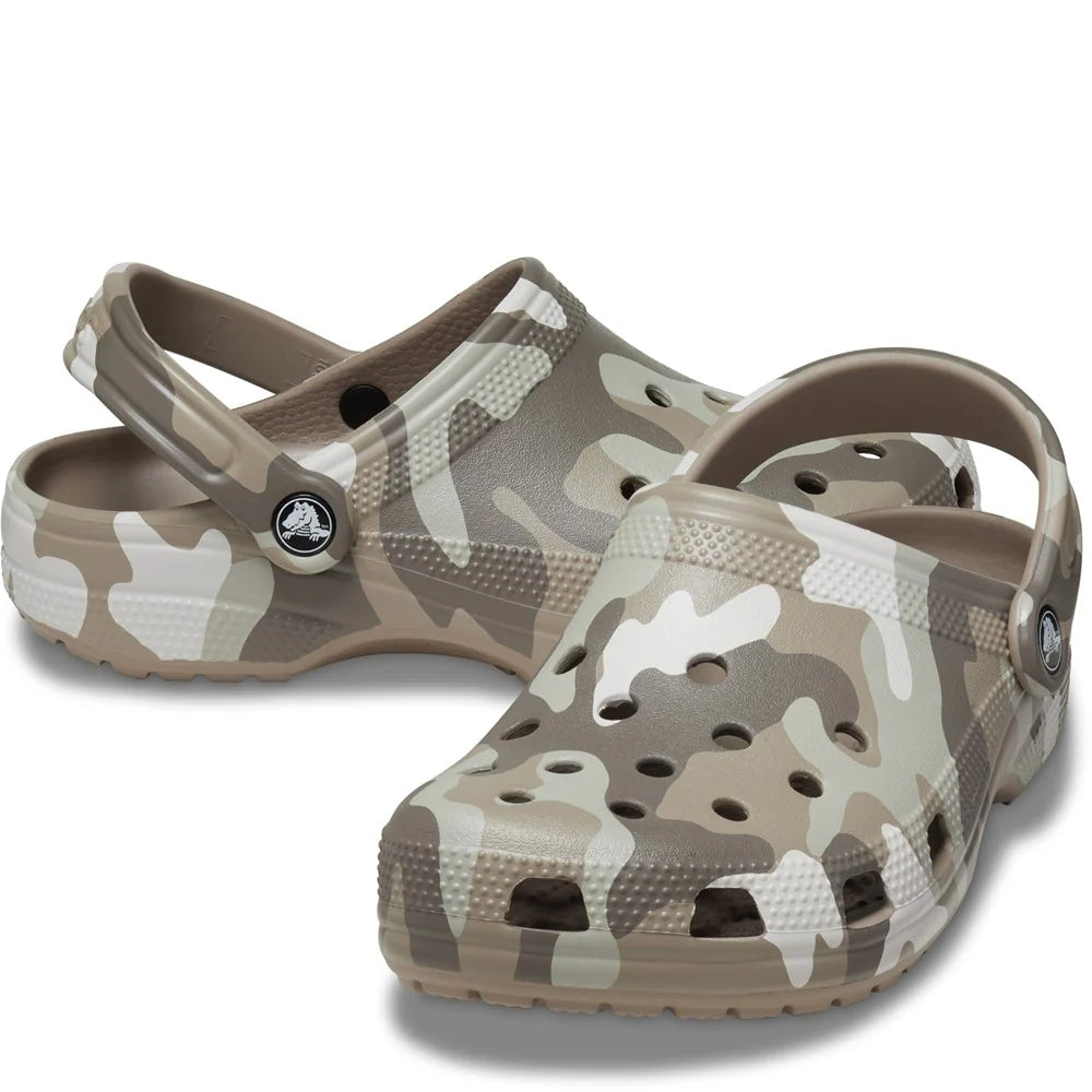 Crocs Unisex Classic Printed Clog Sandals