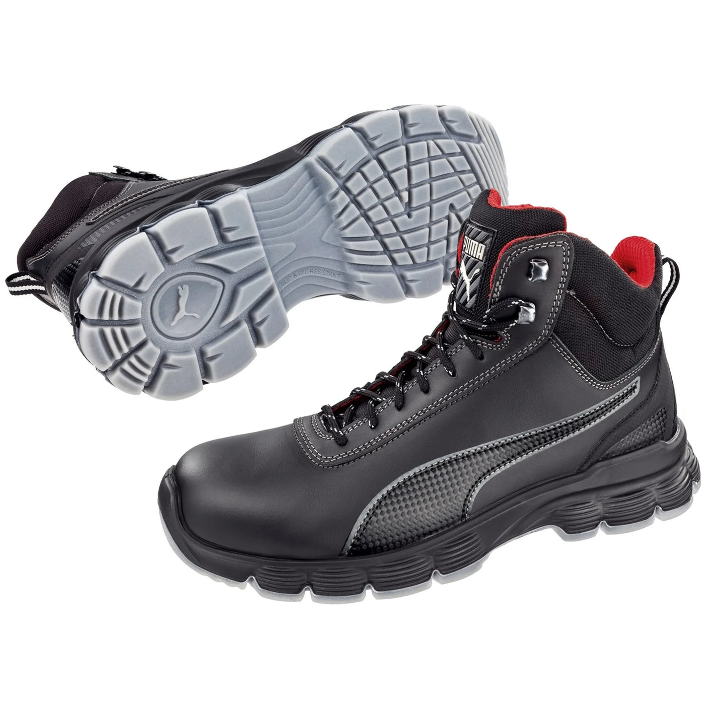 Puma Safety Men's Condor Mid High Black Shoe