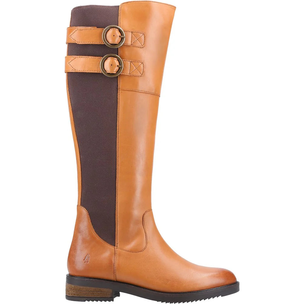 Hush Puppies Carla Calf Womens Ladies Leather Boots