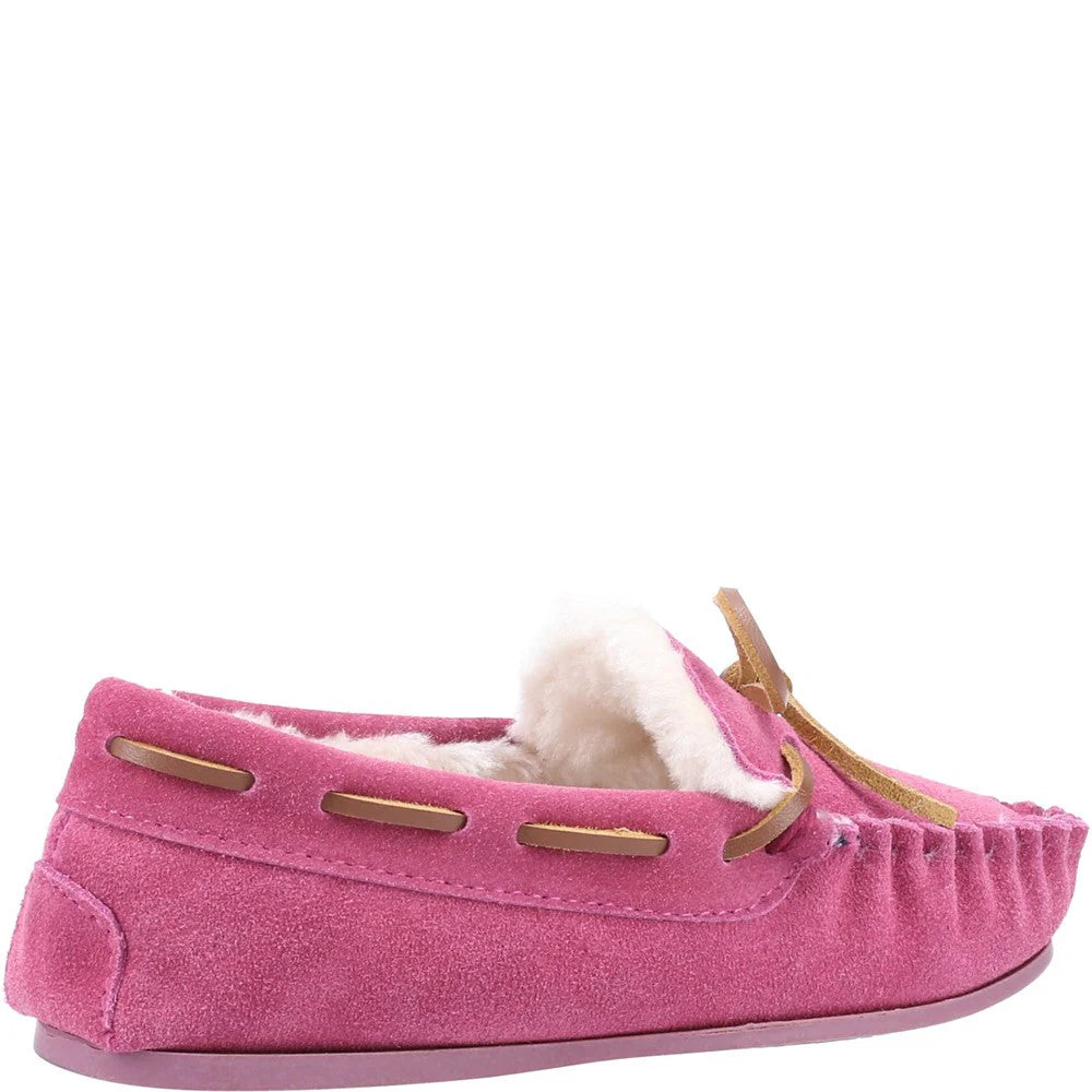 Hush Puppies Addison Ugg Handmade British Ladies Sheepskin Slipper