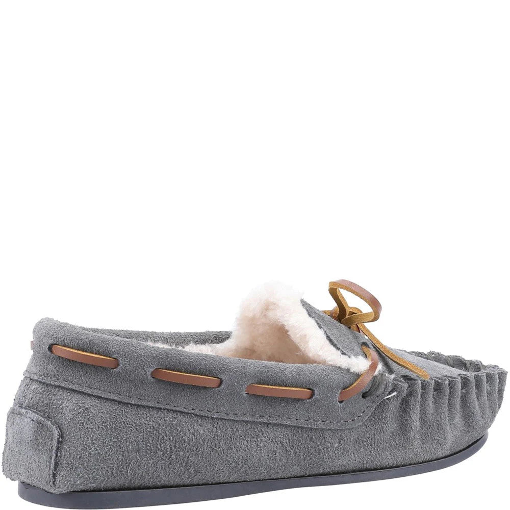 Hush Puppies Addison Ugg Handmade British Ladies Sheepskin Slipper