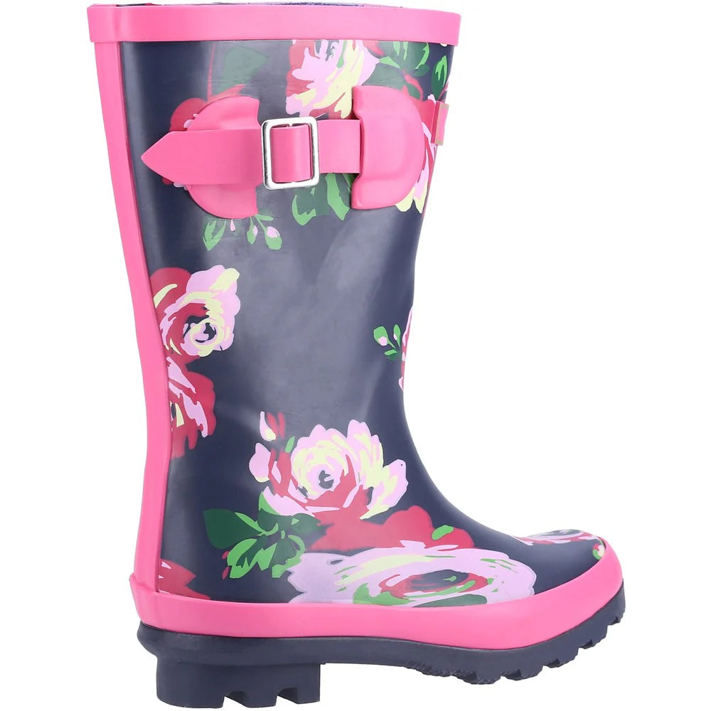 Cotswold Flower Wellington Women Rubber Rain Boots