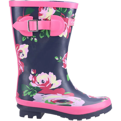 Cotswold Flower Wellington Women Rubber Rain Boots