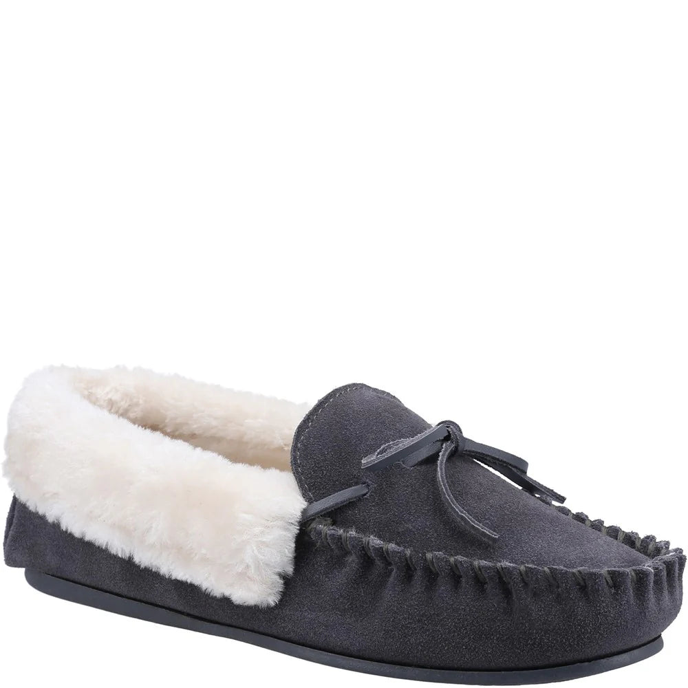 Cotswold Sopworth Ladies Luxury Moccasin Slipper