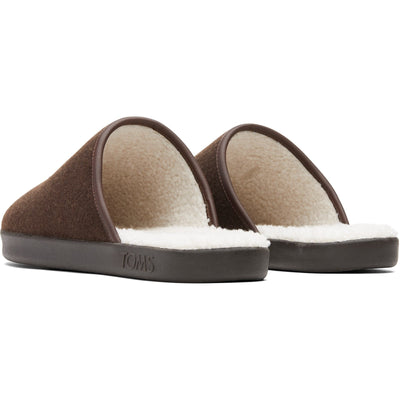 Toms Harbor Mule Mens Repreve Brown Slippers