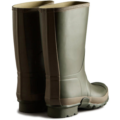 Hunter Mens Gardener Dark Olive Wellington Boot