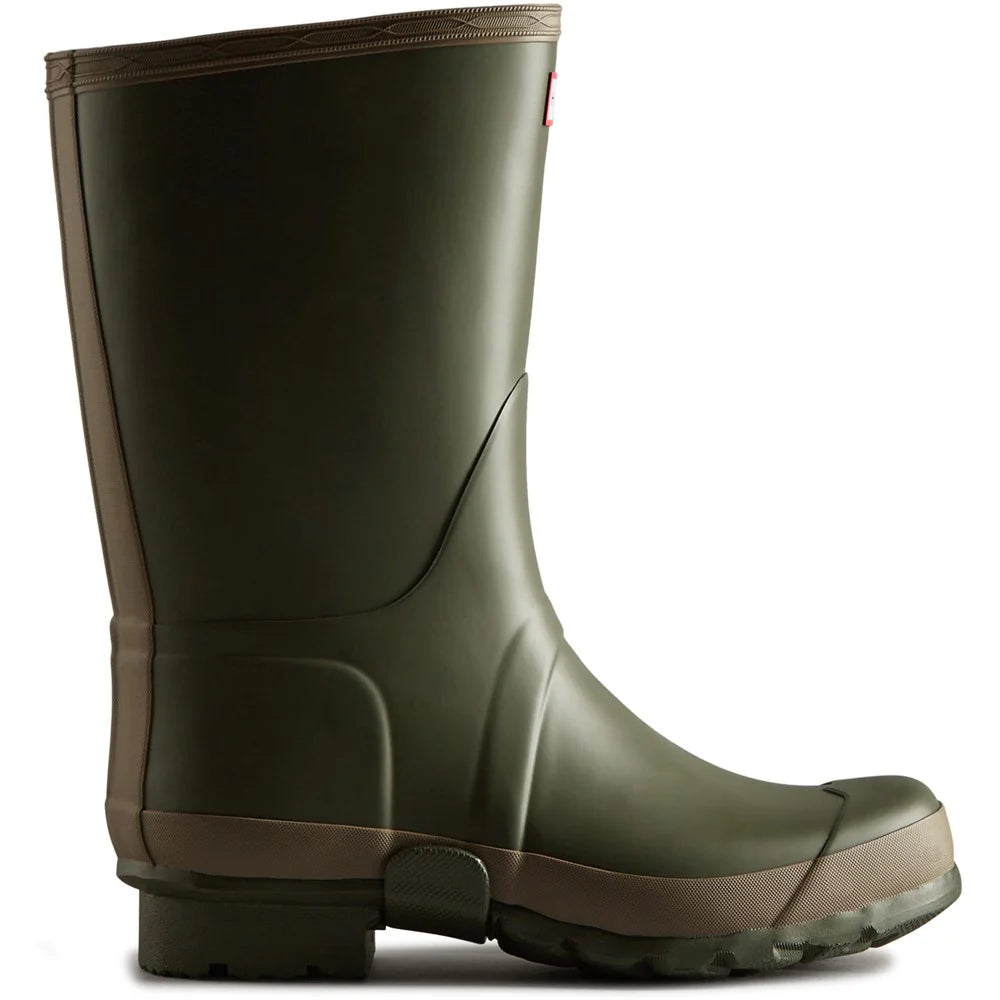 Hunter Mens Gardener Dark Olive Wellington Boot