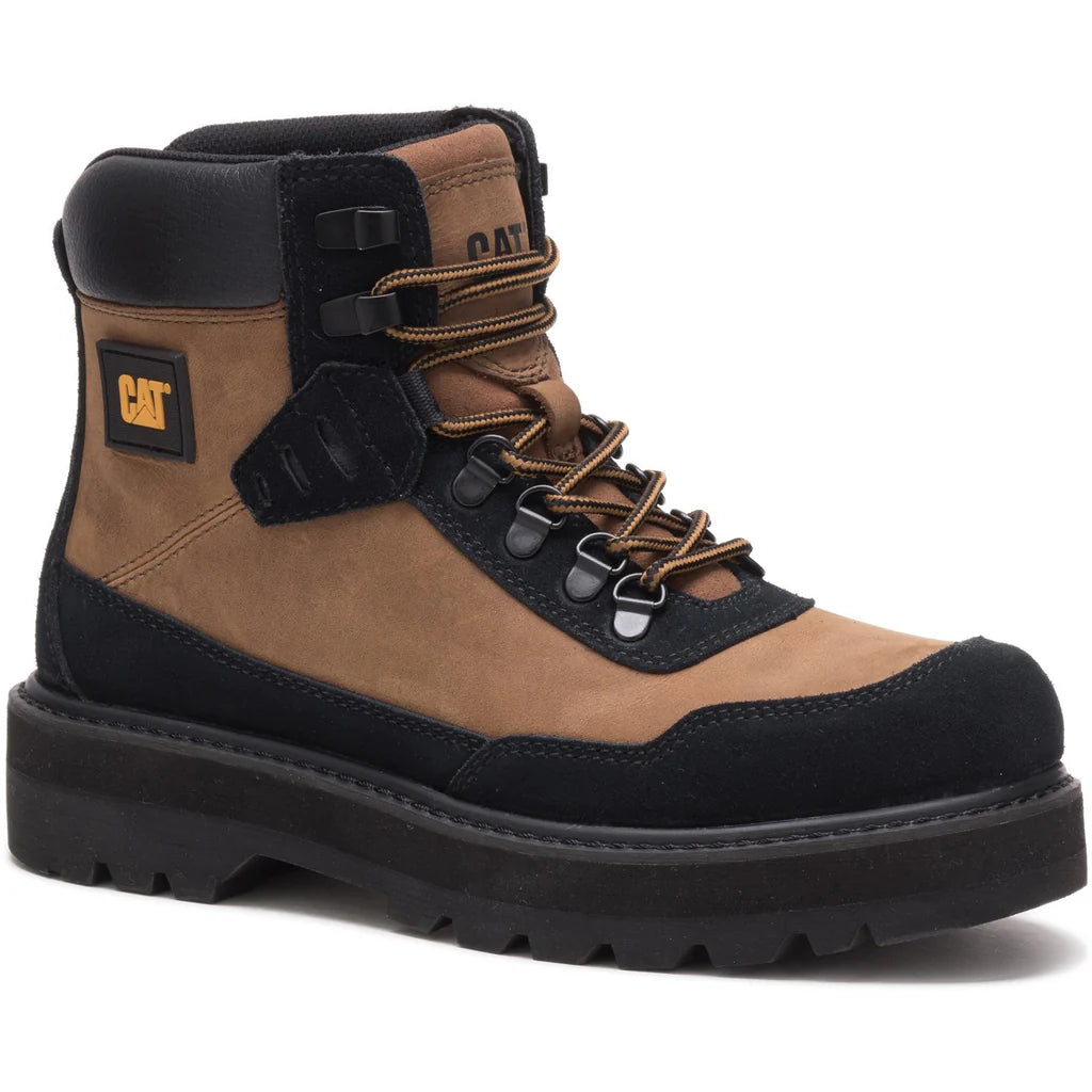 Caterpillar Lifestyle Conquer Ankle Boots Light Dark Brown Boot