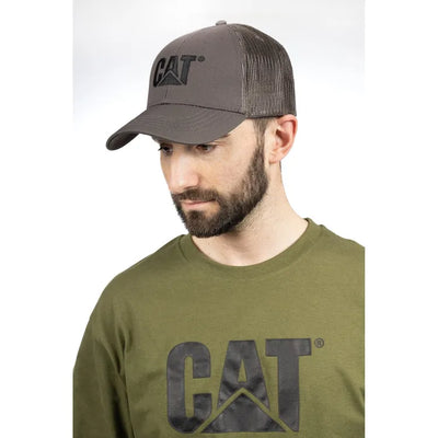 Caterpillar's Raised Logo Cap