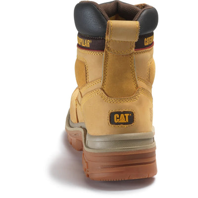 Caterpillar Men's Gravel Water Resistant Lace Up Safety Boots (Honey)