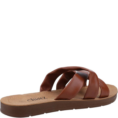 Divaz Ladies Zurich Vegan Summer Slider