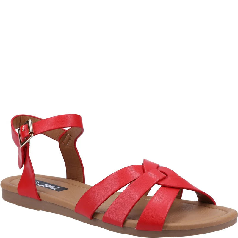 Divaz Ladies Antalya Vegan Summer Soft Sandal