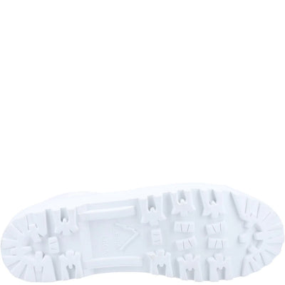 Superga  Alpina Resin Eyelets Converse Pro Blaze Heel Hi Top White Boots