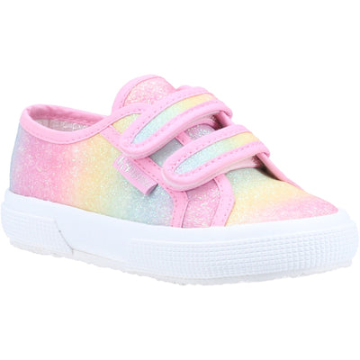 Superga Kids Iridescent Pink Microglitter