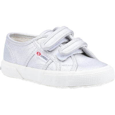 Superga Kids Strap Canvas Grey Shoes