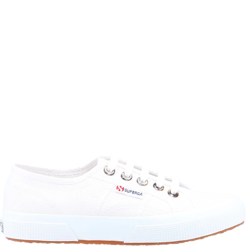 Superga Resin Eyelets Ladies Trainers White