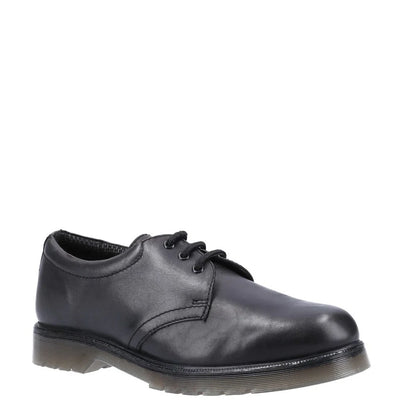 Amblers Mens Aldershot Black Leather Gibson Shoe