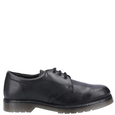 Amblers Mens Aldershot Black Leather Gibson Shoe