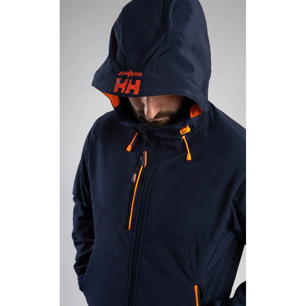 Helly Hansen Chelsea Evolution Hooded Softs Zip Up Mens Coat Jacket