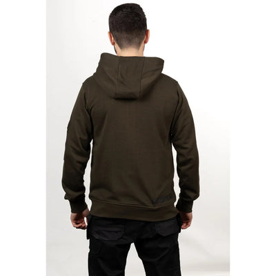 Caterpillar Loopback Full Zip Ribbon Elastic Waist Hoody