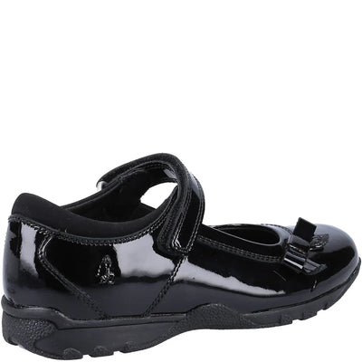 Hush Puppies Carrie Gioia Senior Black Rhiannon School Shoe