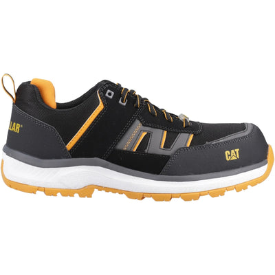 Caterpillar Accelerate Black/ Yellow Non Metallic Safety Trainer Shoe