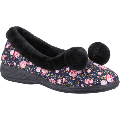 Skechers Ladies Goldfinch Multi Floral Design Lined Slippers