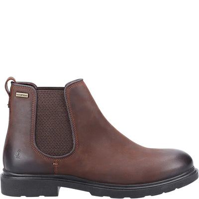 Hush Puppies Preston Prestige Bruciato Chelsea Leather Boot