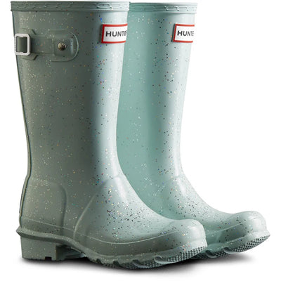 Hunter Big Kids Giant Glitter Children Wellingtons