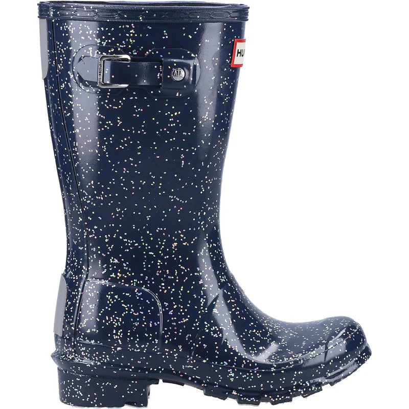 Hunter Big Kids Giant Glitter Children Wellingtons