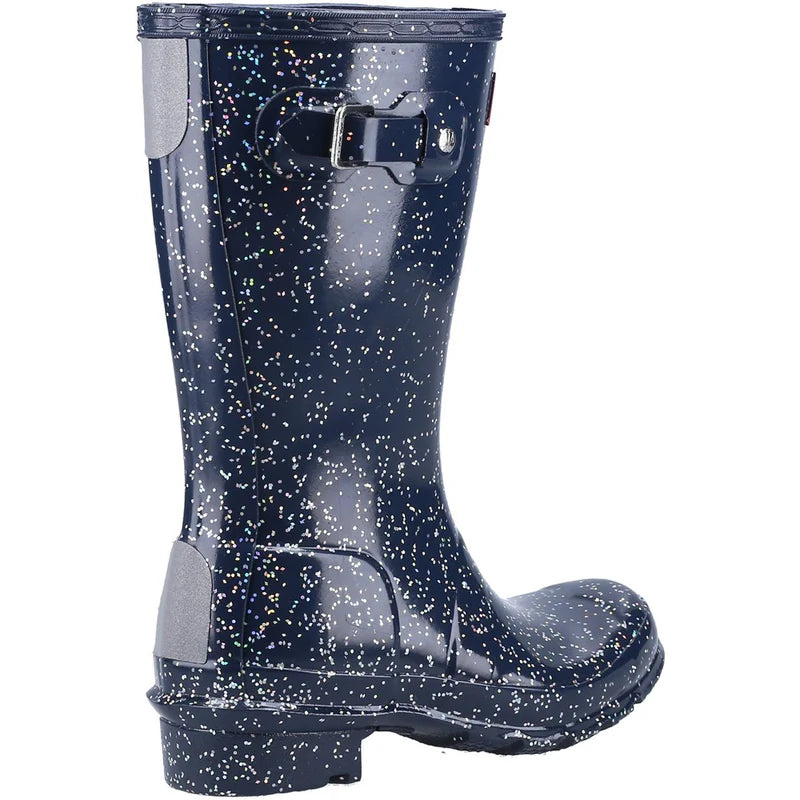 Hunter Big Kids Giant Glitter Children Wellingtons