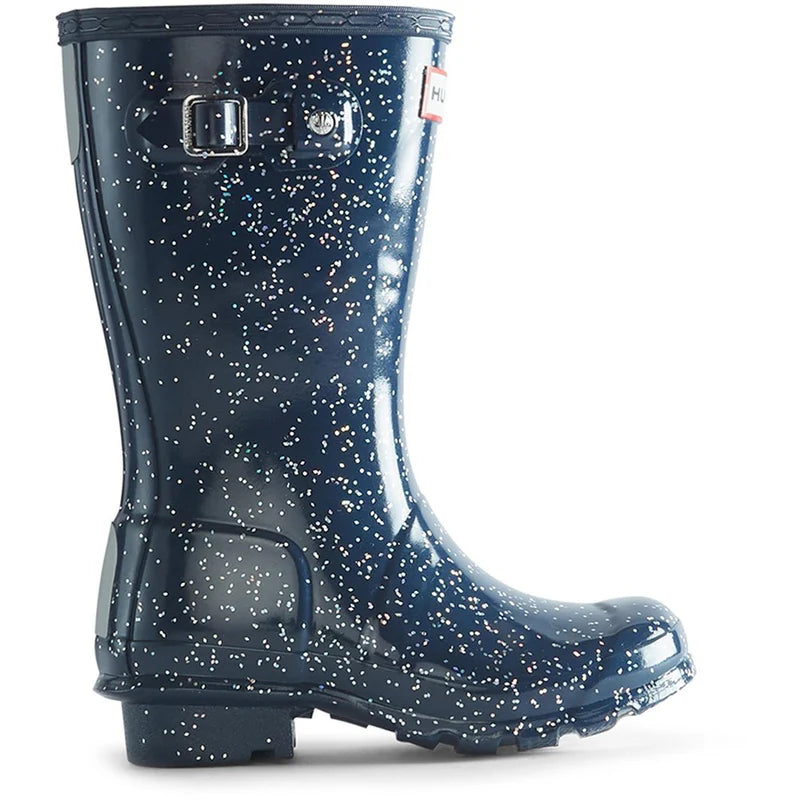 Hunter Big Kids Giant Glitter Children Wellingtons