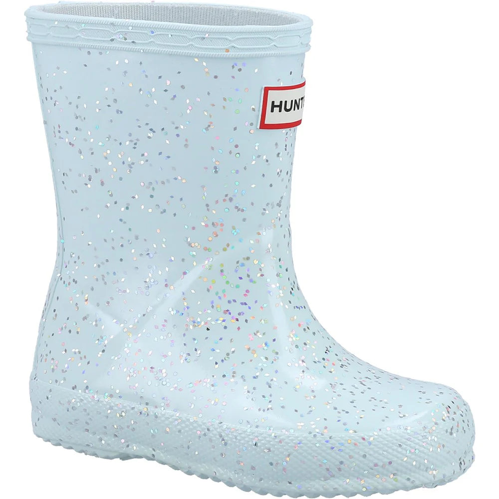 Hunter Kids First Classic Giant Glitter Rain Boots