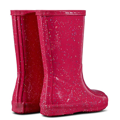 Hunter Kids First Classic Giant Glitter Rain Boots