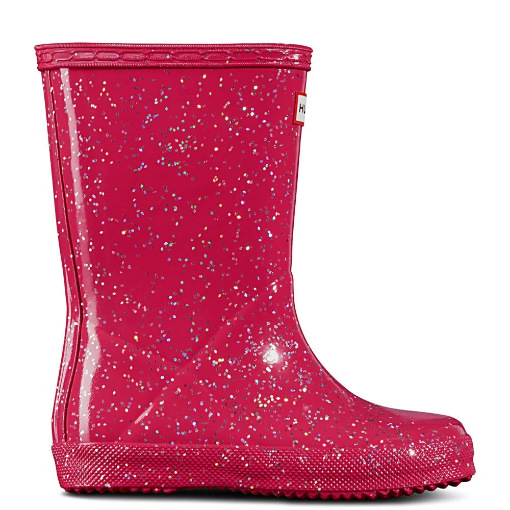 Hunter Kids First Classic Giant Glitter Rain Boots