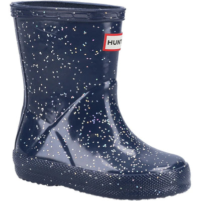 Hunter Kids First Classic Giant Glitter Rain Boots